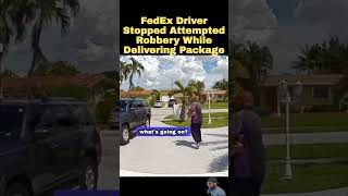 This Fedex Driver Deserve A Medal For What He Just Did [upl. by Roxy]