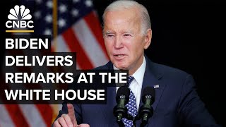 President Biden delivers remarks at the White House — 282024 [upl. by Aramal485]