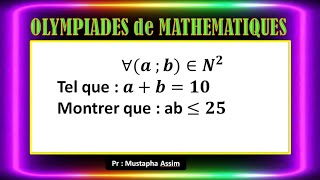 Olympiades de mathématiques  Math Olympiade  Olympiades mathématiques [upl. by Helgeson]