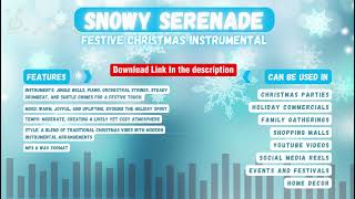 Snowy Serenade  Christmas Cheer Holiday Parties Festive Christmas Music for commercial use [upl. by Ree]