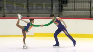 ISU 2014 Jr Grand Prix Tallinn Pairs Free Skate Anastasia GUBANOVA  Alexei SINTSOV RUS [upl. by Aicilanna206]