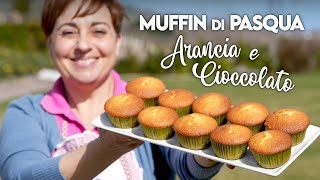 MUFFIN DI PASQUA CIOCCOLATO E ARANCIA Ricetta Facile  Fatto in Casa da Benedetta [upl. by Maybelle422]