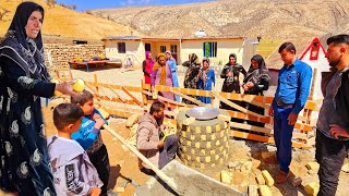 rural life  Seeing and visiting 🫂 Nowruz Eid in the Peren family villagelife [upl. by Idette580]