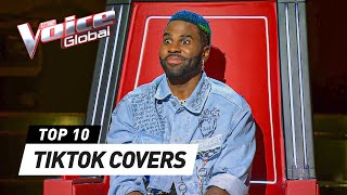 The BEST TIKTOK Songs Covers on The Voice [upl. by Dniren]