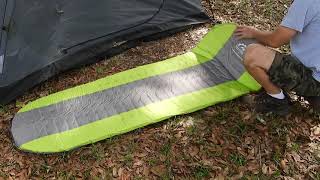 Inflating amp Deflating Gear Doctors SelfInflating Sleeping Pad [upl. by Eniluqcaj]