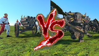 Hellblaster Volley Guns VS Black Orcs Total War Warhammer 3 [upl. by Eelano]