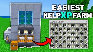 Easiest Kelp XP Farm In Minecraft 120 [upl. by Ocicnarf361]