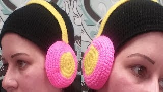 COMO TEJER GORRO CON AURICULARES 🧶🧢 [upl. by Dripps]