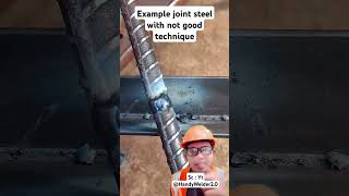 welding tips and trick joint steel NG part 1 welding welder weldingtipsandtricks [upl. by Switzer113]