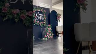 DIY Fabric Floral Backdrop [upl. by Adriane]