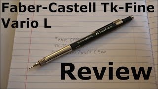 FaberCastell TkFine Vario L Review [upl. by Adil]