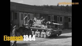 Eisenach 1944  Wehrmacht  Panzertruppen  Exerzieren [upl. by Marlea]