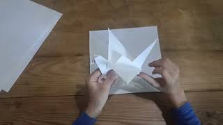 Origami flapping bird [upl. by Atter]