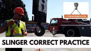 What a slinger signaller does to safely lift and land a load [upl. by Isaac]