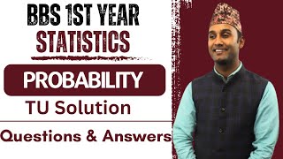 Probability Distribution BBS 1st Year in Nepali  TU Solution  Questions and Answers  Gurubaa [upl. by Tade]