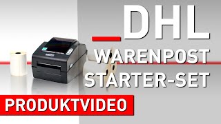 VersandStarterSet für den DHLWarenpostService  Versandlabel drucken  Mediaform Produktvideo [upl. by Aleirbag733]