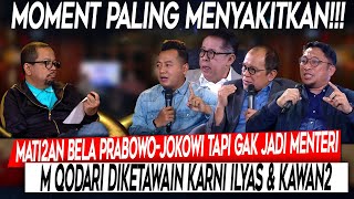 Menyakitkan❗Mati2an Bela PrabowoJokowi Tapi Gak Jadi Menteri Qodari Diketawain Karni Ilyas DKK [upl. by Annid29]