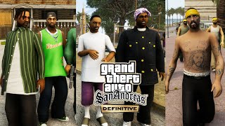 All Gangs in GTA San Andreas Definitive Edition  Facts and Curiosities [upl. by Acissehc]