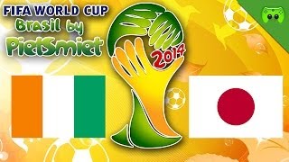 FIFA WM ORAKEL 2014 Vorrunde  Elfenbeinküste vs Japan «» Lets Play FIFA 14 WM [upl. by Anib]