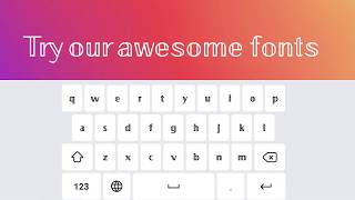 Fonts Font Keyboard amp Text Faces [upl. by Atterys]