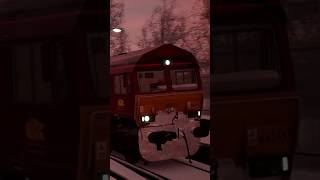 TrainSimWorld 3  Class 66 through Snow covered England  Chikii  NVIDIAGeForce Now  trainsim [upl. by Varini]