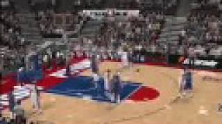 NBA 2K9 Brand New Mavericks vs Pistons Gameplay Video HQ [upl. by Reamy665]