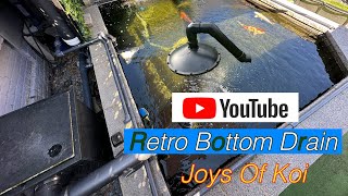 Retro Bottom Drain Koi Treatment And New Koi [upl. by Nigel192]