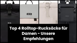 Rolltop rucksack damen Top 4 RolltopRucksäcke für Damen  Unsere Empfehlungen ✅ [upl. by Ydniahs]