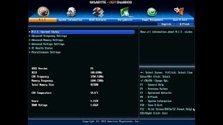 How to Update Bios Gigabyte GA H81M [upl. by Bogie]