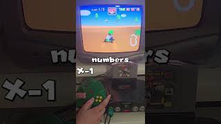 Mario Kart 64 Scaled with a GameShark code [upl. by Ennylhsa826]