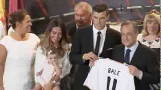 Gareth Bale Presented To Real Madrid Fans [upl. by Inoue69]