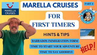 Marella Cruises for First TimersPart 4 Immigrationembarkdisembark marella firsttimers forms [upl. by Calondra]