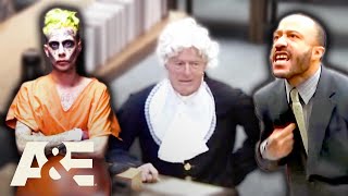 STRANGEST Courtroom Appearances  Top 9 Moments  Court Cam  AampE [upl. by Ardnalac219]