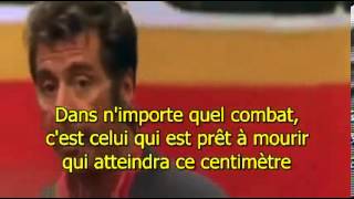 Lenfer du dimanche Any given sunday  speech dAl Pacino sous titré [upl. by Alo457]