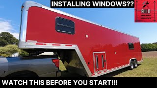 Don’t Destroy Your Build Tips for Installing RV Windows in a Cargo Trailer Conversion [upl. by Wun]