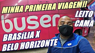 Minha Primeira VIAGEM na BUSER Brasília X Belo Horizonte LEITO CAMA Ex Itapemirim [upl. by Ydac]