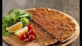 Ekmek hamurundan evde fırında LAHMACUN nasıl yapılır [upl. by Mehala418]