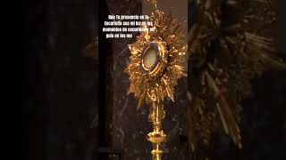 ORACIÓN AL SANTÍSIMO SACRAMENTO DEL ALTAR DÍA 21100 jesus oracion fe biblia [upl. by Ativla]