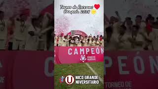 Campeón 2024 ❤️💛 Torneo Reserva universitariodeportes futbol parati [upl. by Yelrak789]