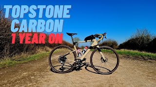 Cannondale Topstone Carbon  1 Year Review  What Do I Think Of It [upl. by Hpesoj]