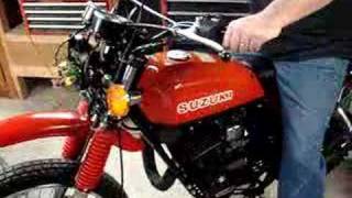 1979 Suzuki TS250 First Time Start Up After Rebuild [upl. by Meri637]