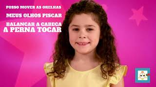 Oh eu tenho um corpo The Body Parts Song in PORTUGUESE FOR KIDS with easytofollow actions [upl. by Hebbe]