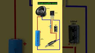 Simple amplifier circuit diagram  BC 547 transistor amplifier [upl. by Euseibbob]