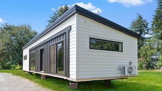 42ft Breckenridge Tiny House is a Gargantuan SingleFloor Canadian Park Model [upl. by Sirah]