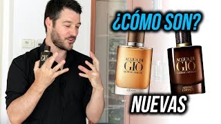 Armani Acqua di Gio Absolu y Absolu Instinct [upl. by Enirrok]