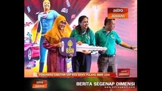 Pemenang cabutan SSP BSN bawa pulang BMW 320i [upl. by Rapsac807]