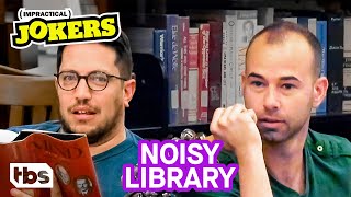 Sal vs Murr in a College Library Challenge Clip  Impractical Jokers  TBS [upl. by Connor779]