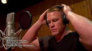 WWE 2K15 The Soundtrack Wiz Khalifa amp John Cena Studio Feature [upl. by Liek]