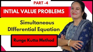 Initial Value Problem  Runge Kutta Method for simultaneous two equations [upl. by Nakah769]