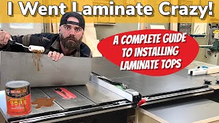 How to Install Laminate on Your Worktop  DIY Laminate Work Surfaces [upl. by Eldrida]